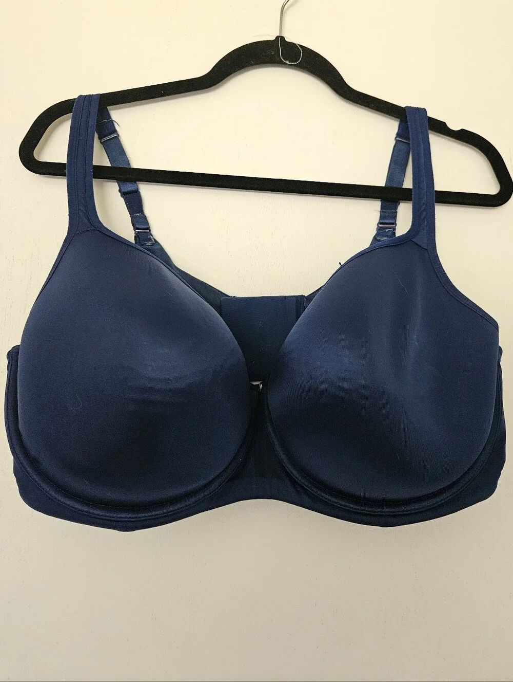 Essential Bodywear Blue Smooth Underwire Full Coverage T-Shirt Bra 40G
